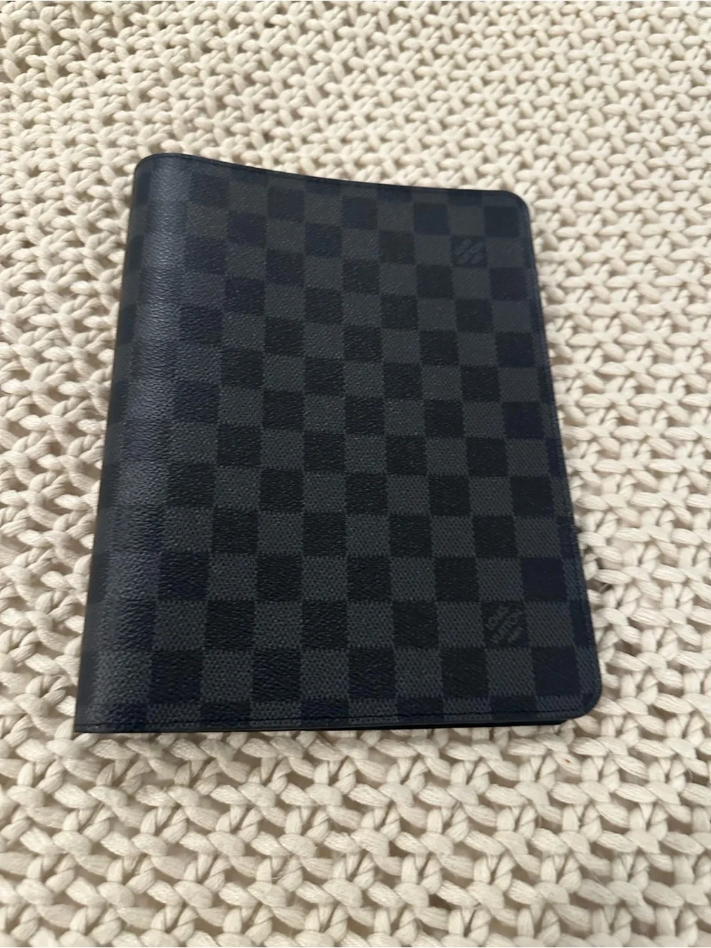 Louis Vuitton Damier Graphite Desk Agenda Cover excellent condition